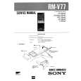 SONY RMV77 Service Manual