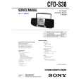 SONY CFDS38 Service Manual