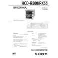 SONY HCDR500 Service Manual